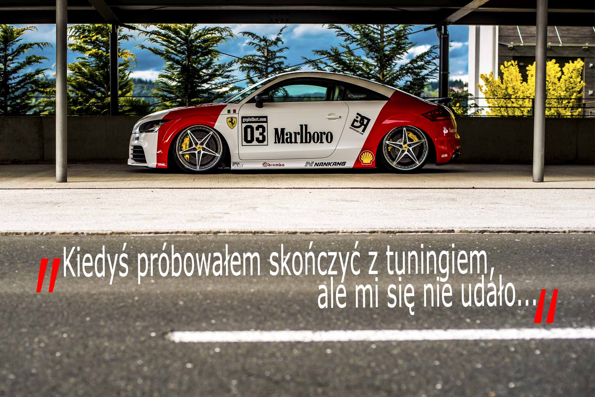 Audi TT RS Marlboro Gepfeffert